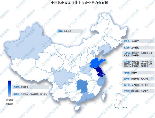 6686体育app：2023年中国风电设备产业链图谱研究分析(图14)